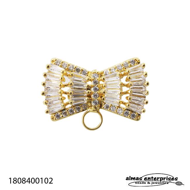 No.1 Brooch With CZ