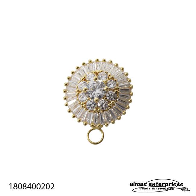 No.2 Brooch With CZ