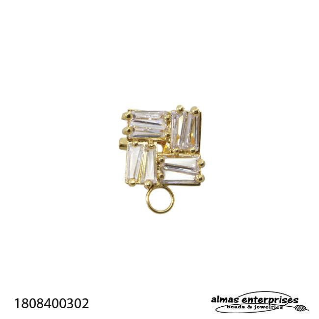 No.3 Brooch With CZ