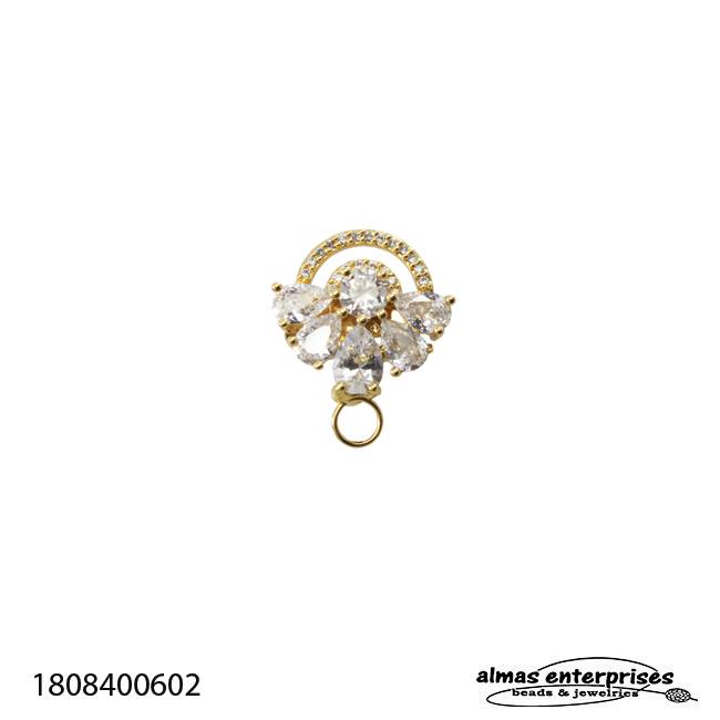 No.6 Brooch With CZ