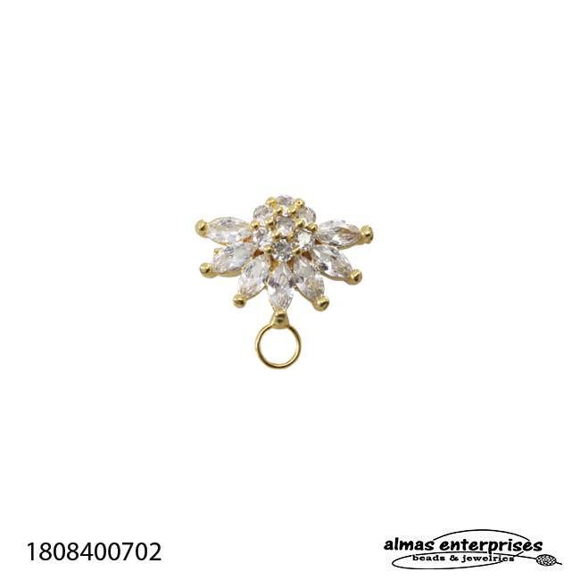 No.7 brooch With CZ