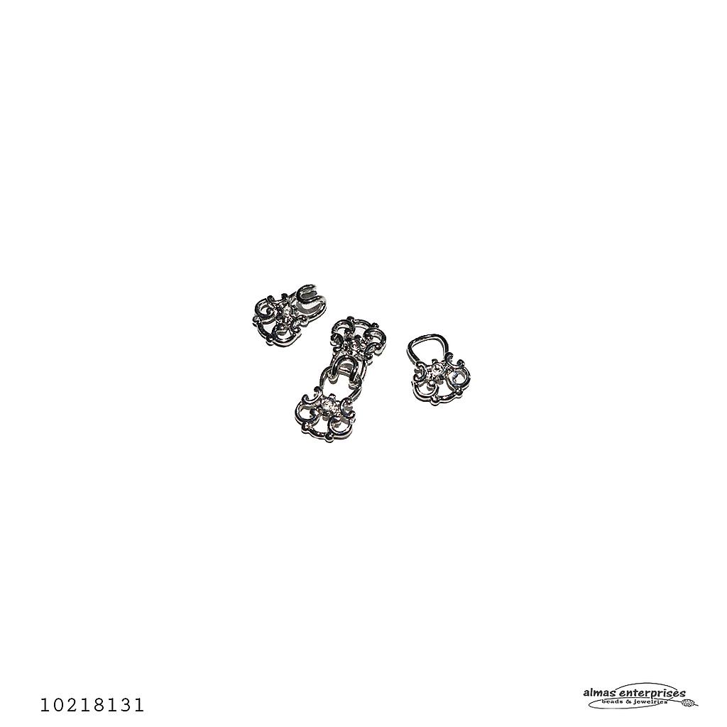 K297 Fancy Leaf 3str Hook/3pair