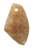 6656 19mm MOSAIC AMBER OPAL