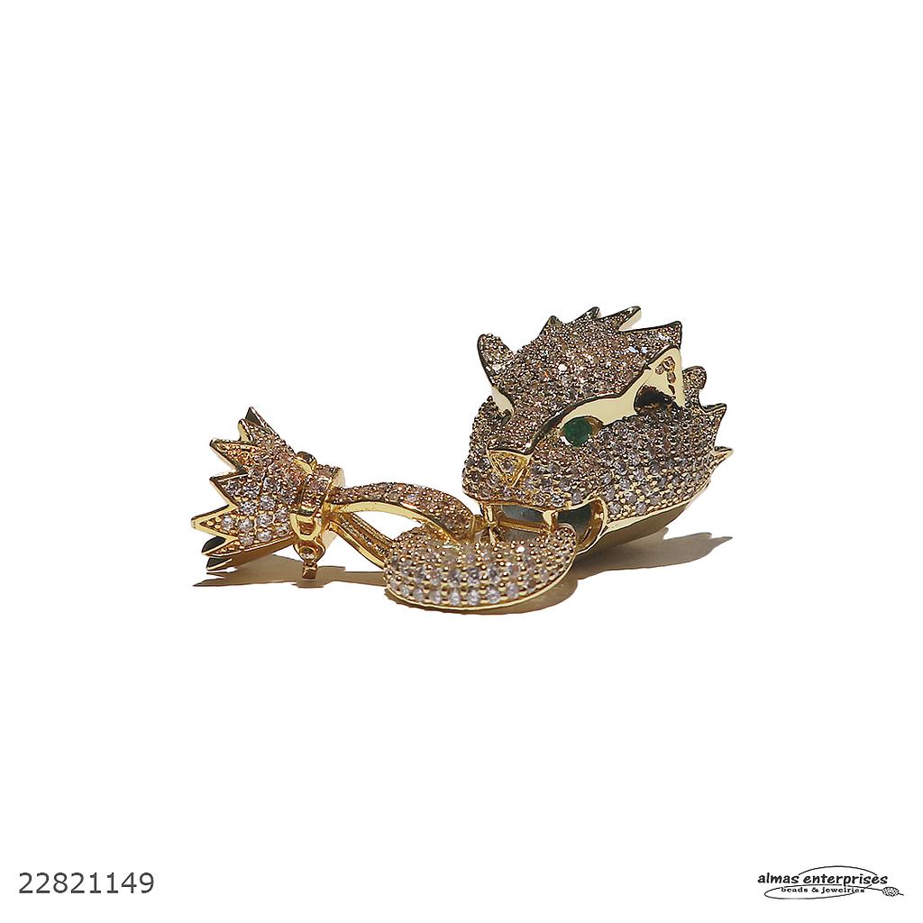 No.9 Tiger Rondels Clasps