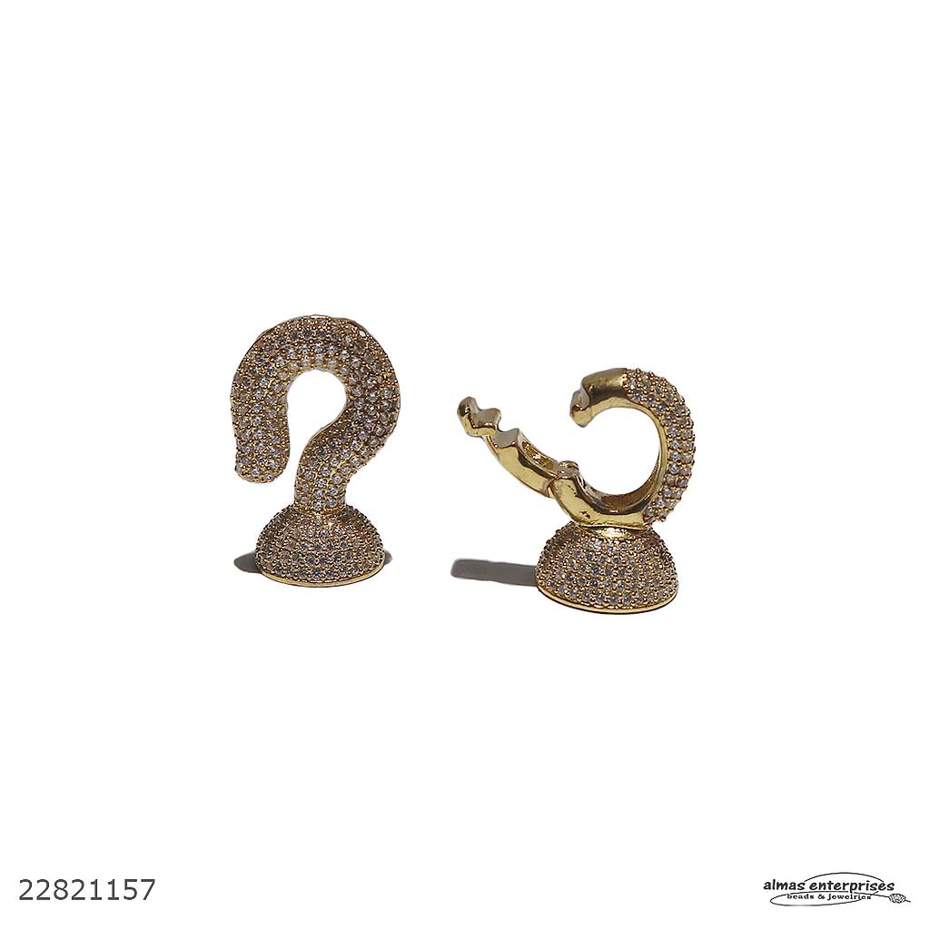 No.10 Q-mark Rondels Clasps