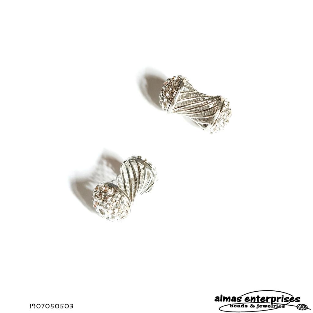 No.14 Big Beads With CZ NC