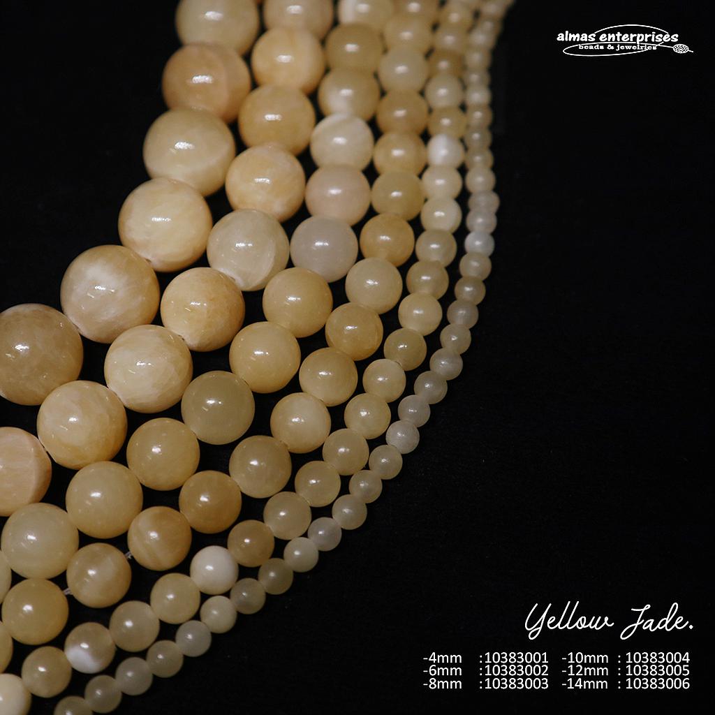 Round Yellow Jade