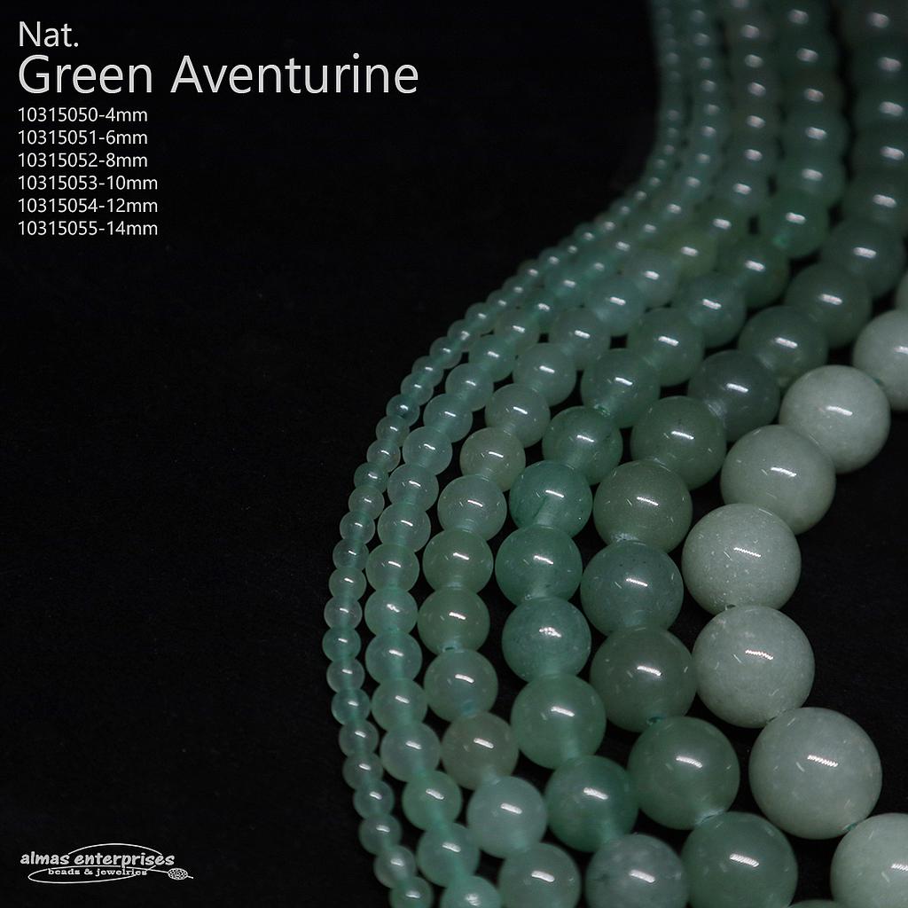 Round Nat.Green Aventurine