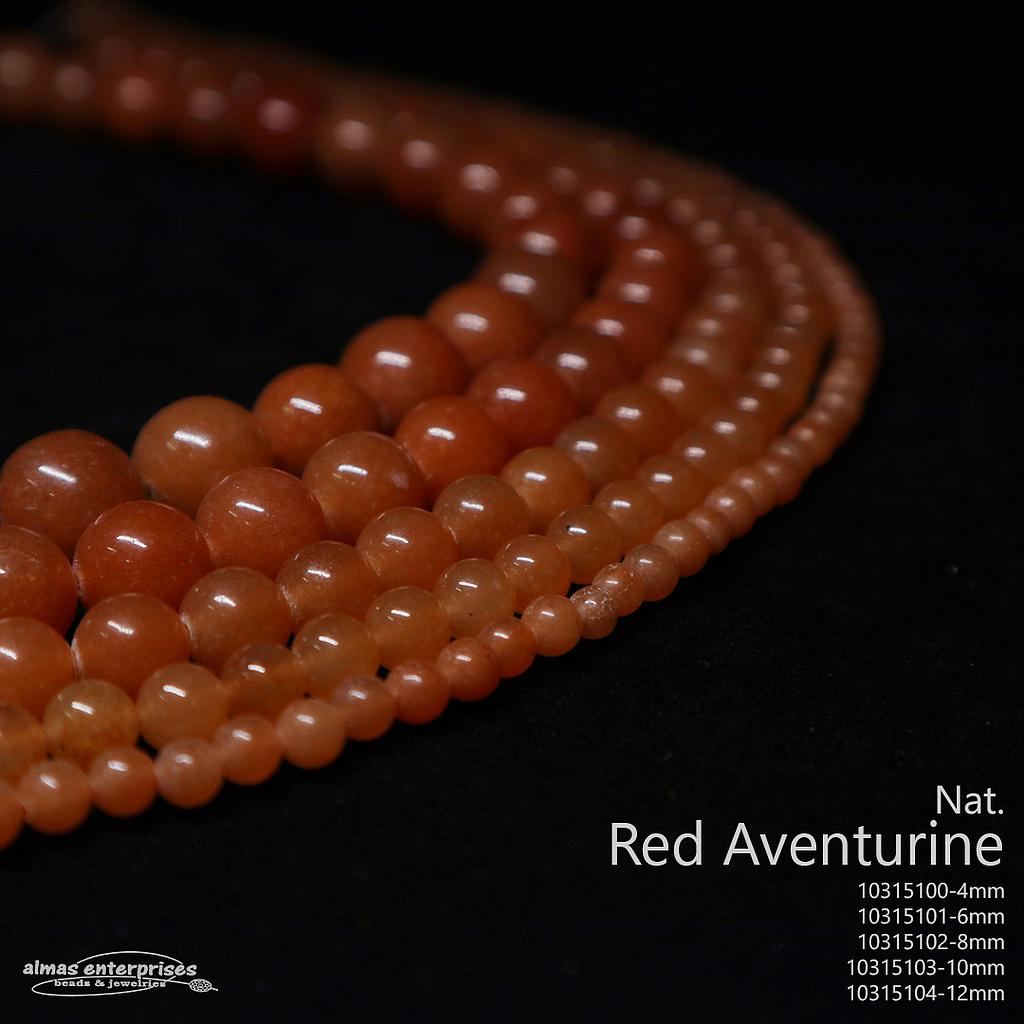 Round Nat.Red Aventurine