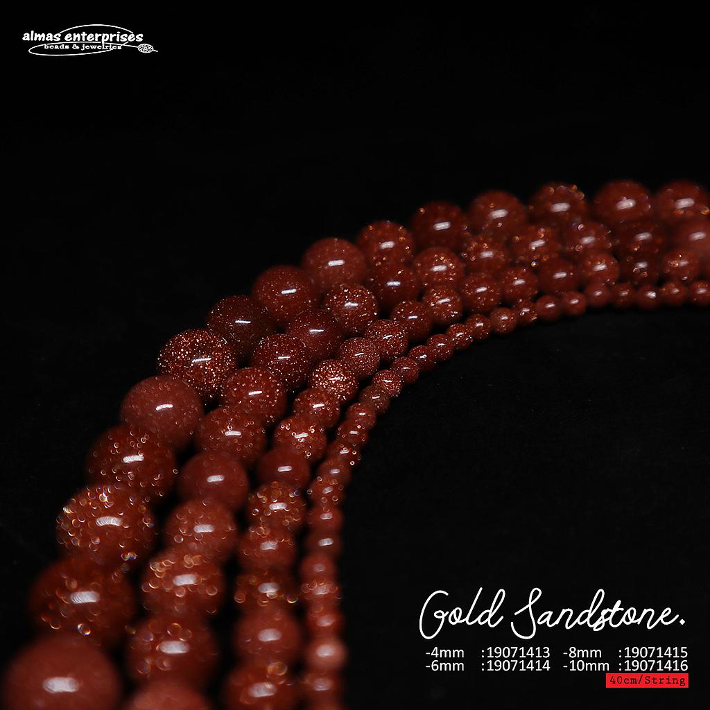 Round Gold Sandstone