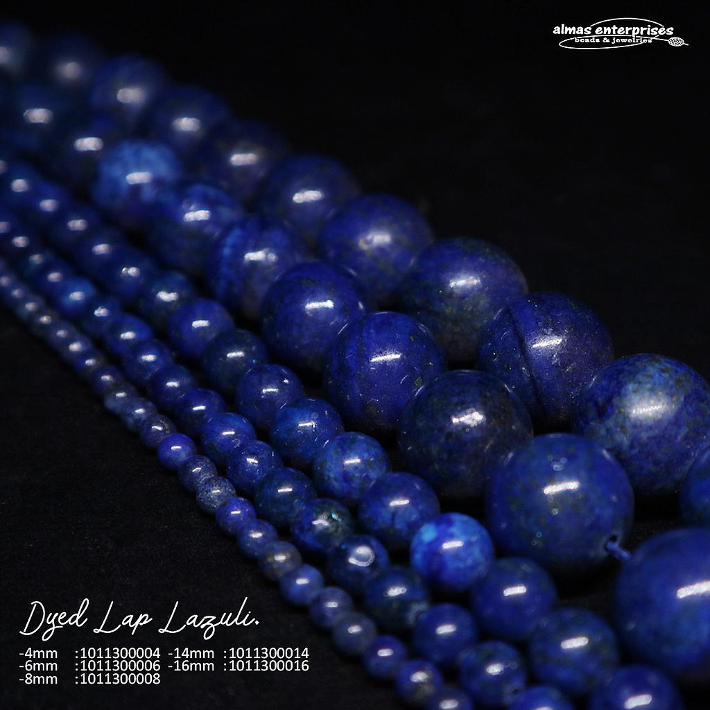 Round Dyed Lapis Lazuli