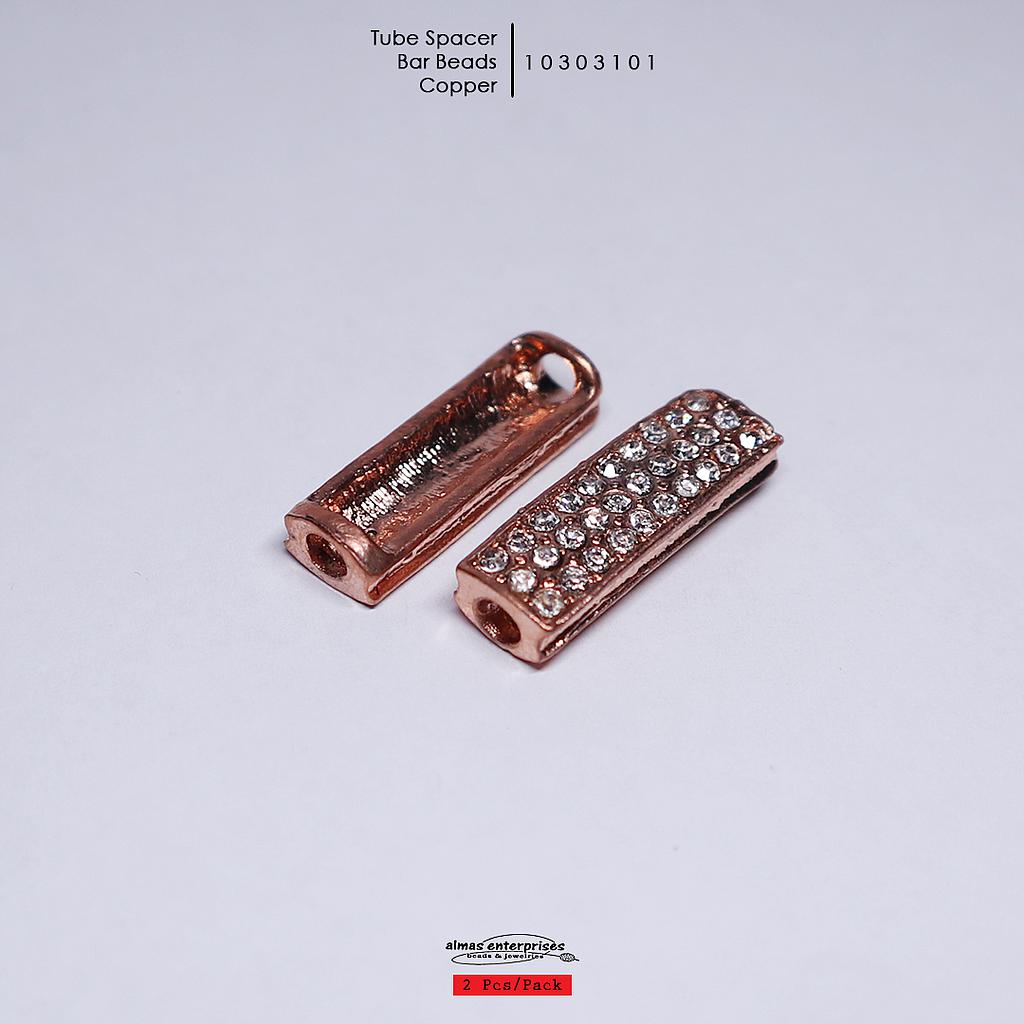 Tube Spacer Bar Beads/2
