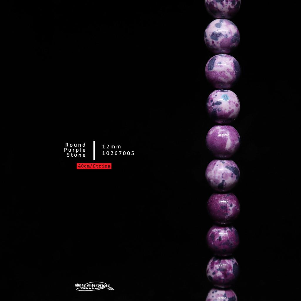 Round Purple Stone