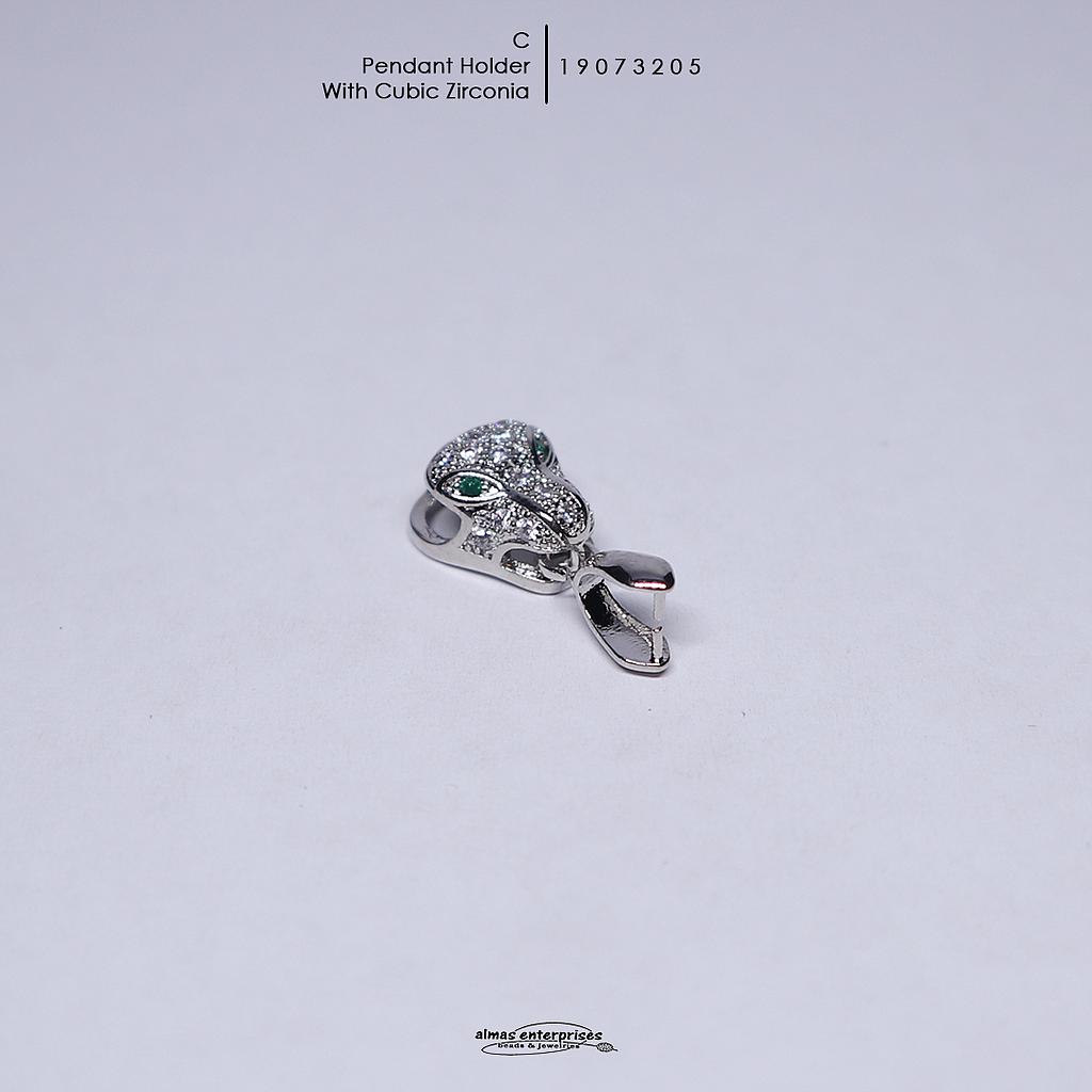 Pendant Holder With CZ C