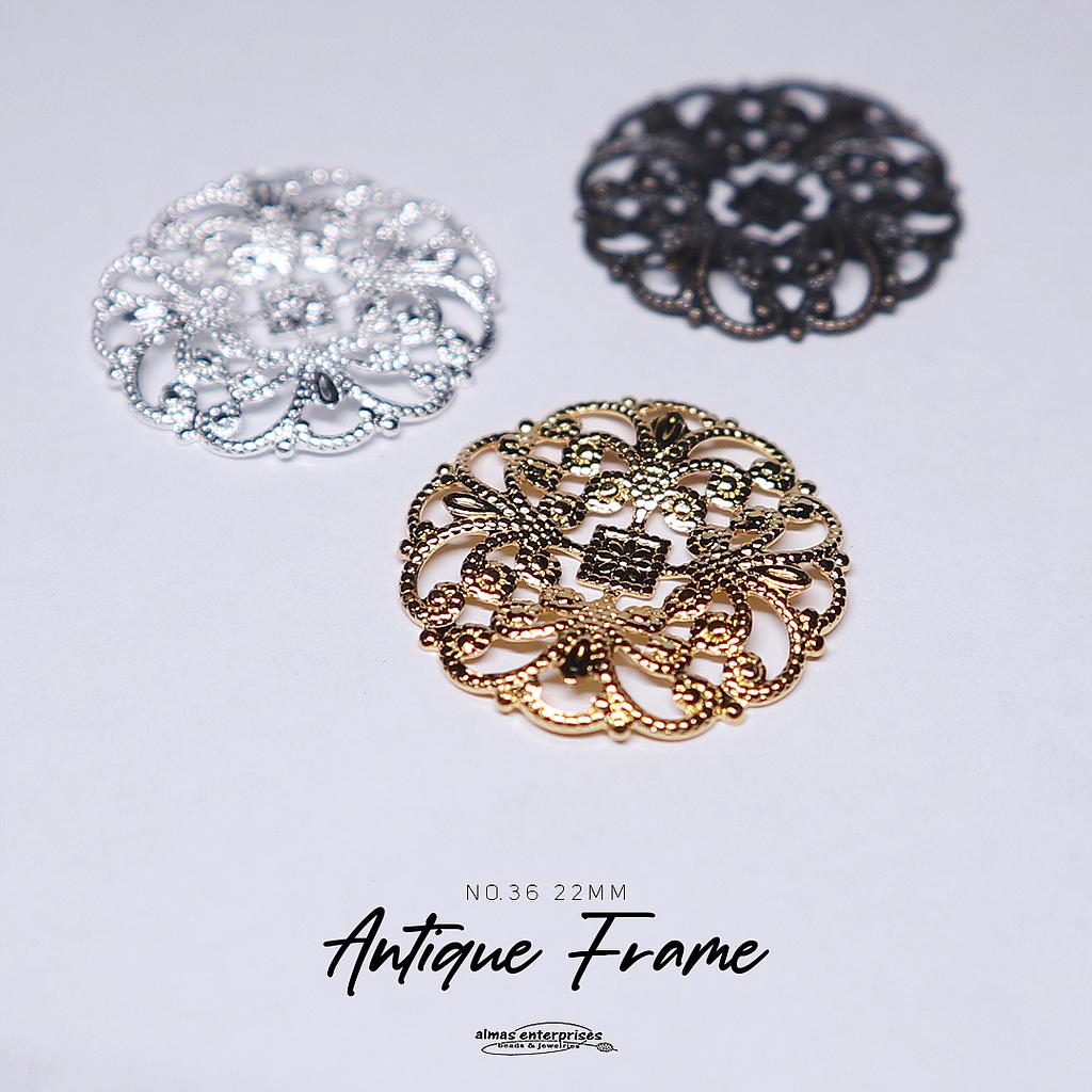 No.36 22mm Antiq Frame/4
