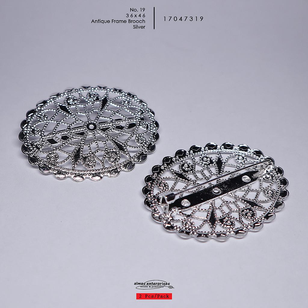 No.19 36x46 Antiq.Frame Brooch/2