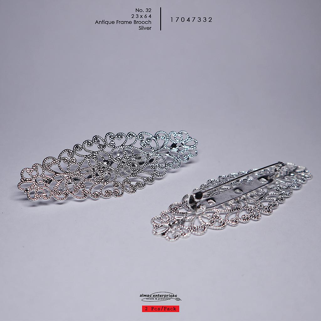 No.32 23x64 Antiq Frame Brooch/2