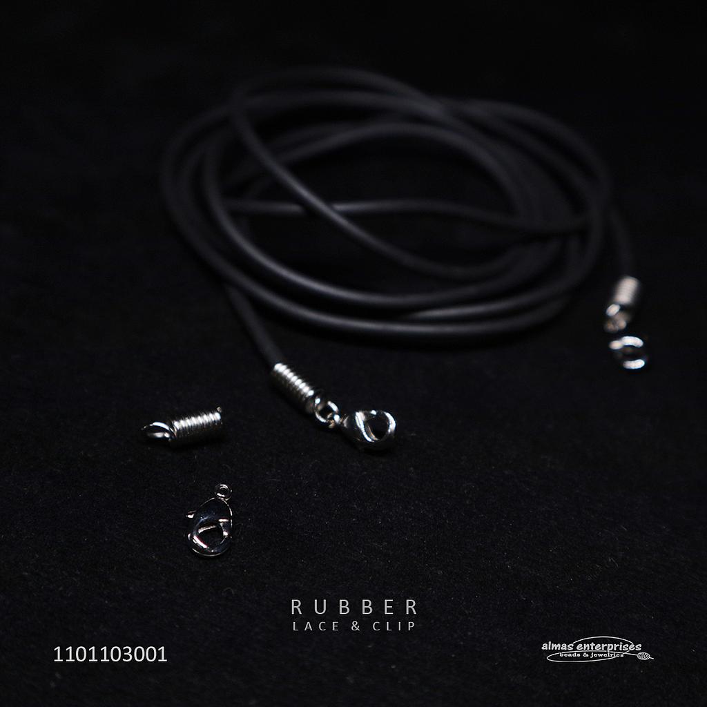 2mm Rubber lace &amp; Clip