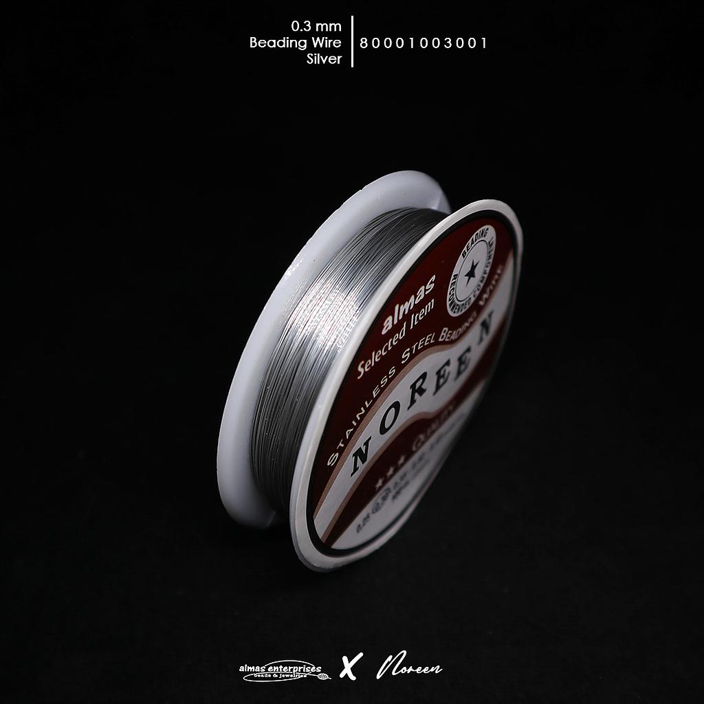 Silver 0.3 Beading Wire