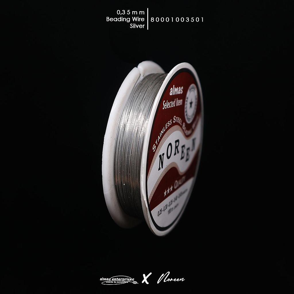 Silver 0.35 Beading Wire
