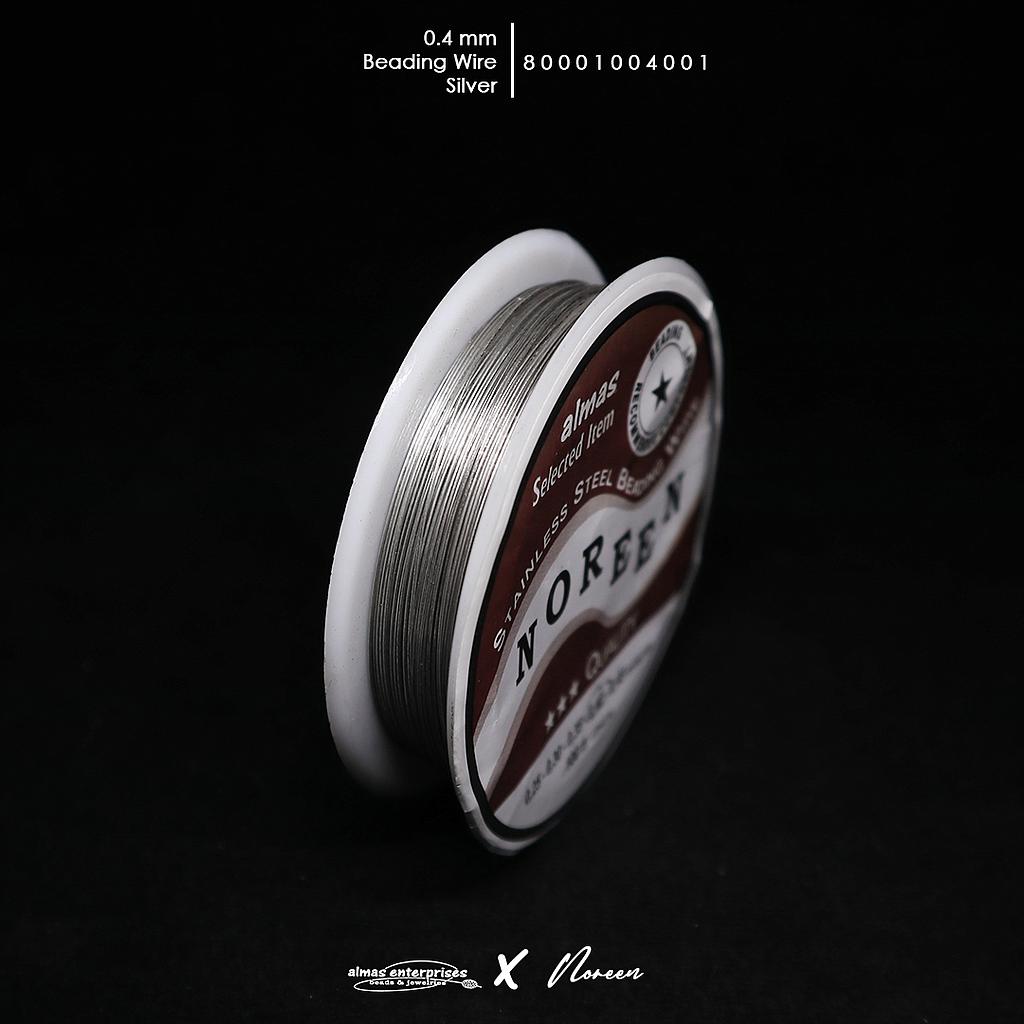 Silver 0.4 Beading Wire
