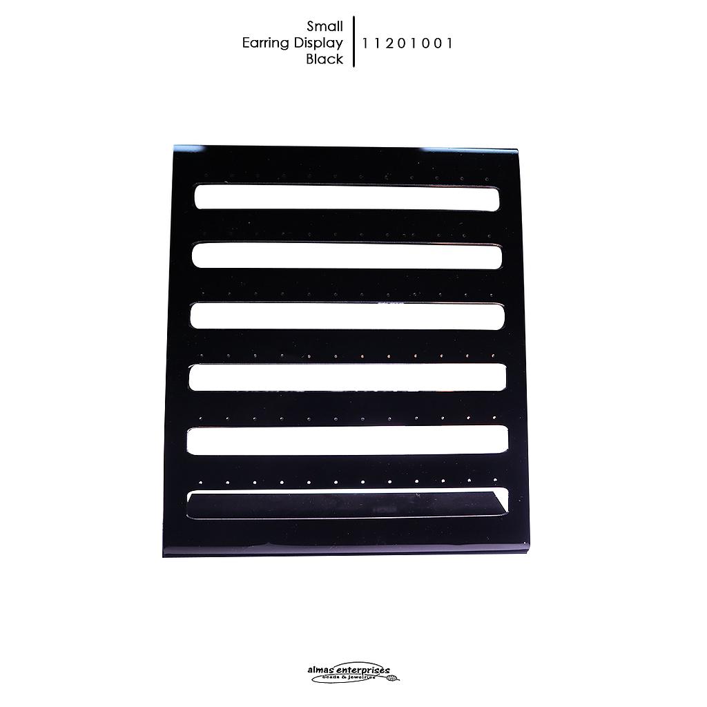 Black Earring Display