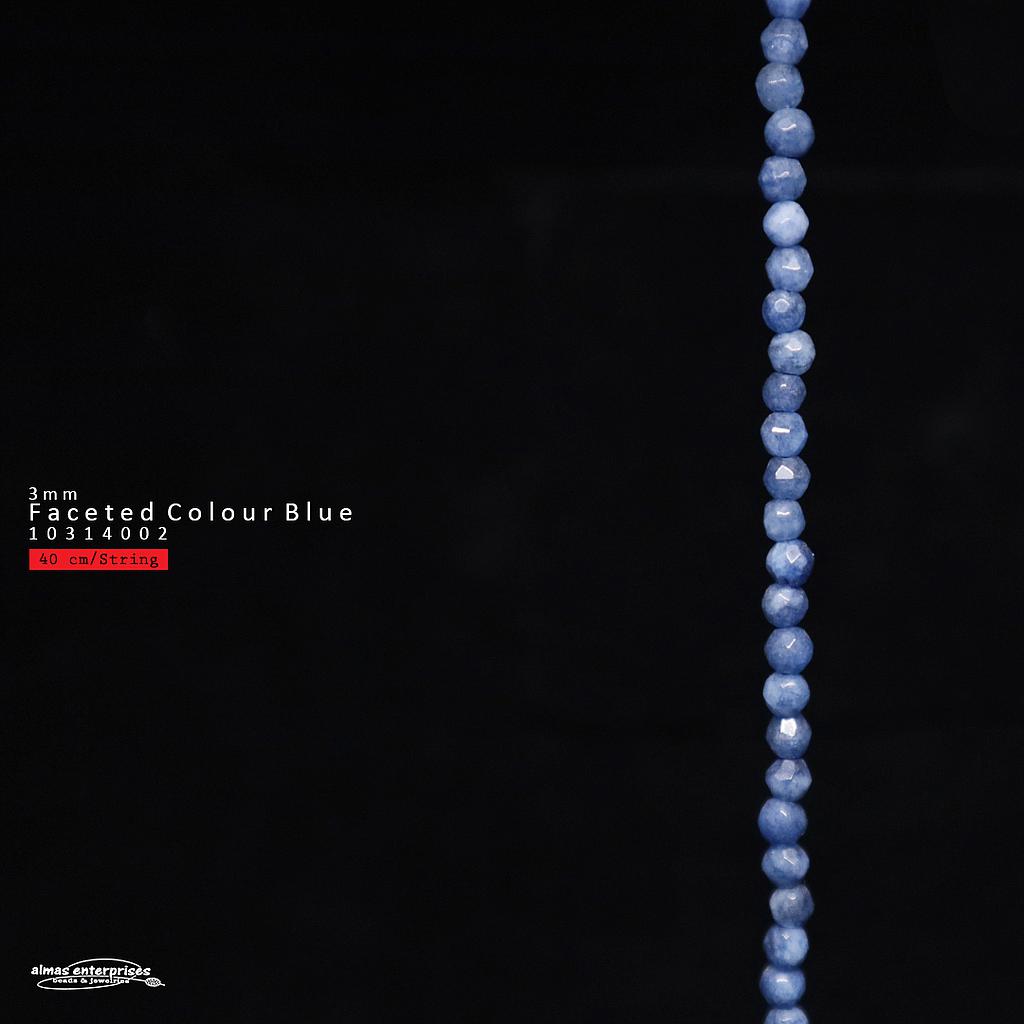 Fac 3mm Col.Blue