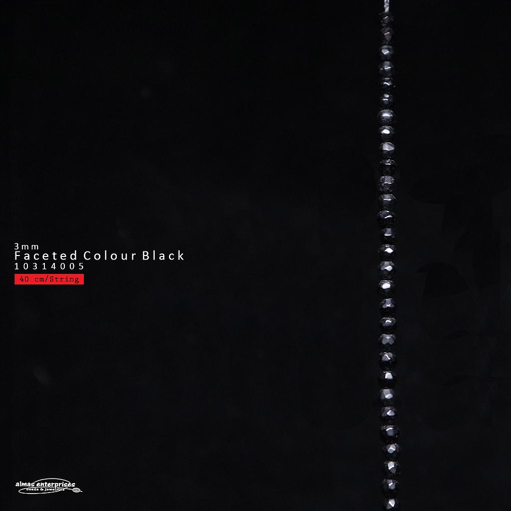 Fac 3mm Col.Black