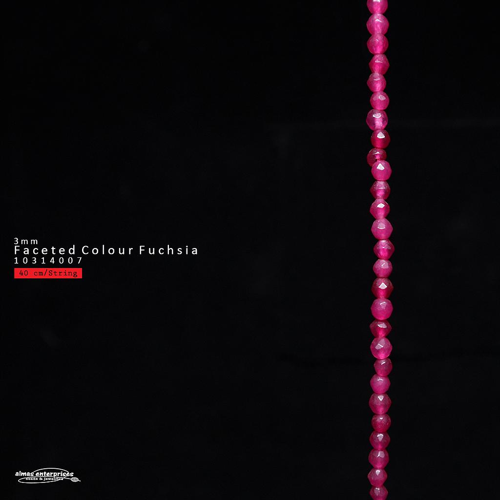 Fac 3mm Col.Fuchsia