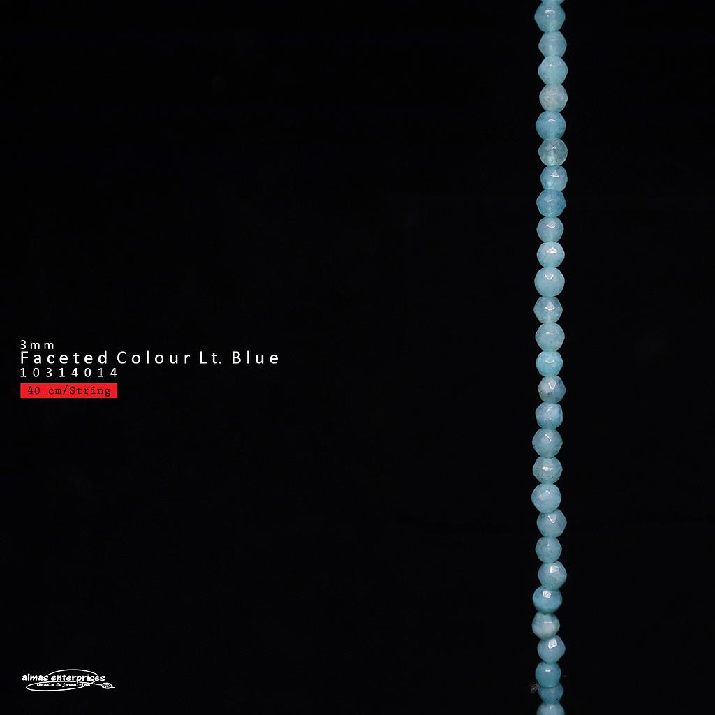 Fac 3mm Col Lt.Blue