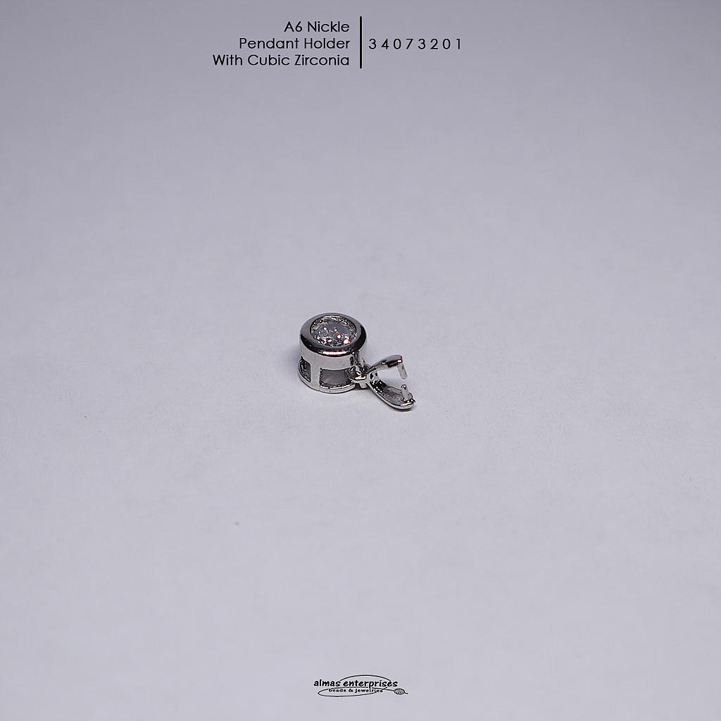 Pendant Holder With CZ A6