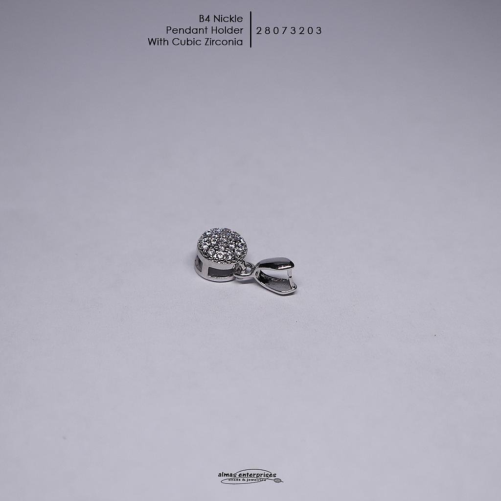 Pendant Holder With CZ B4
