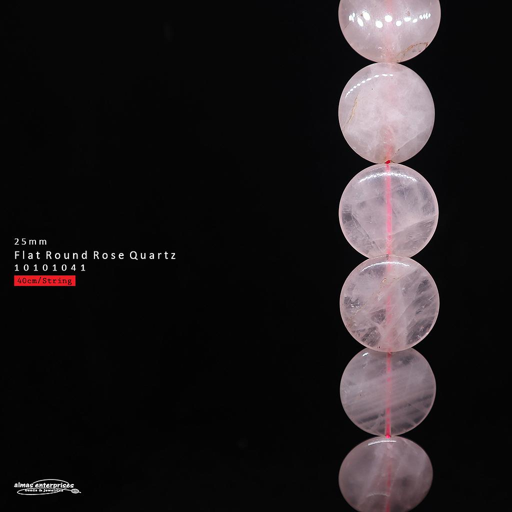 Flat Rd 25mm Rose Qz