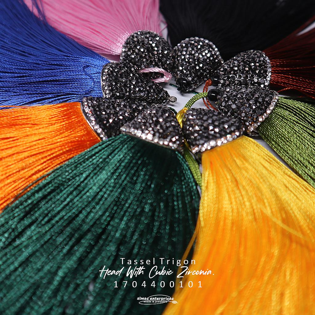 Tassel Trigon Head With CZ
