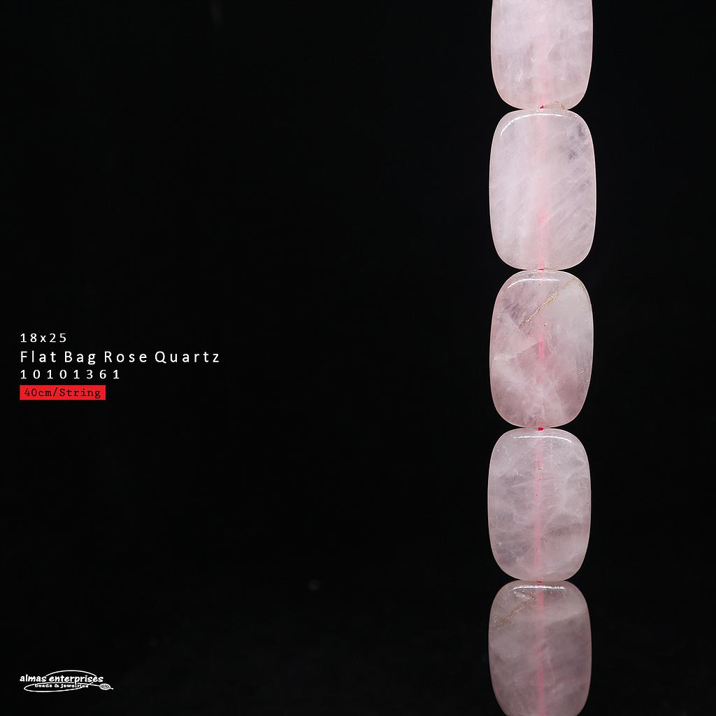 Flt Baq 18x25 Rose Qz