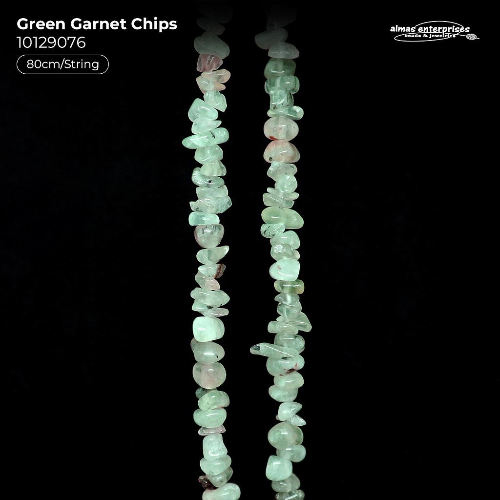 Green Garnet Chips