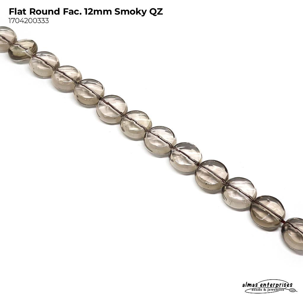 Flat Rd Fac 12mm Smoky Qz