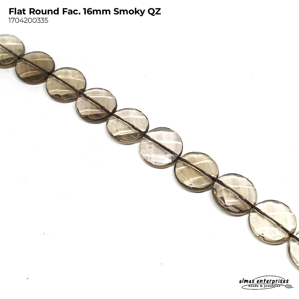 Flat Rd Fac 16mm Smoky Qz