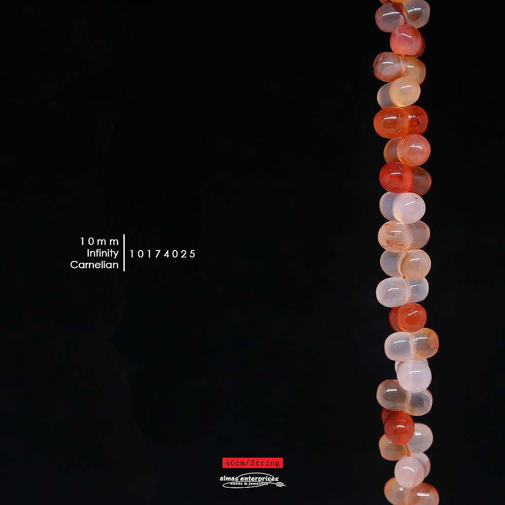 Infinity 10mm Carnelian