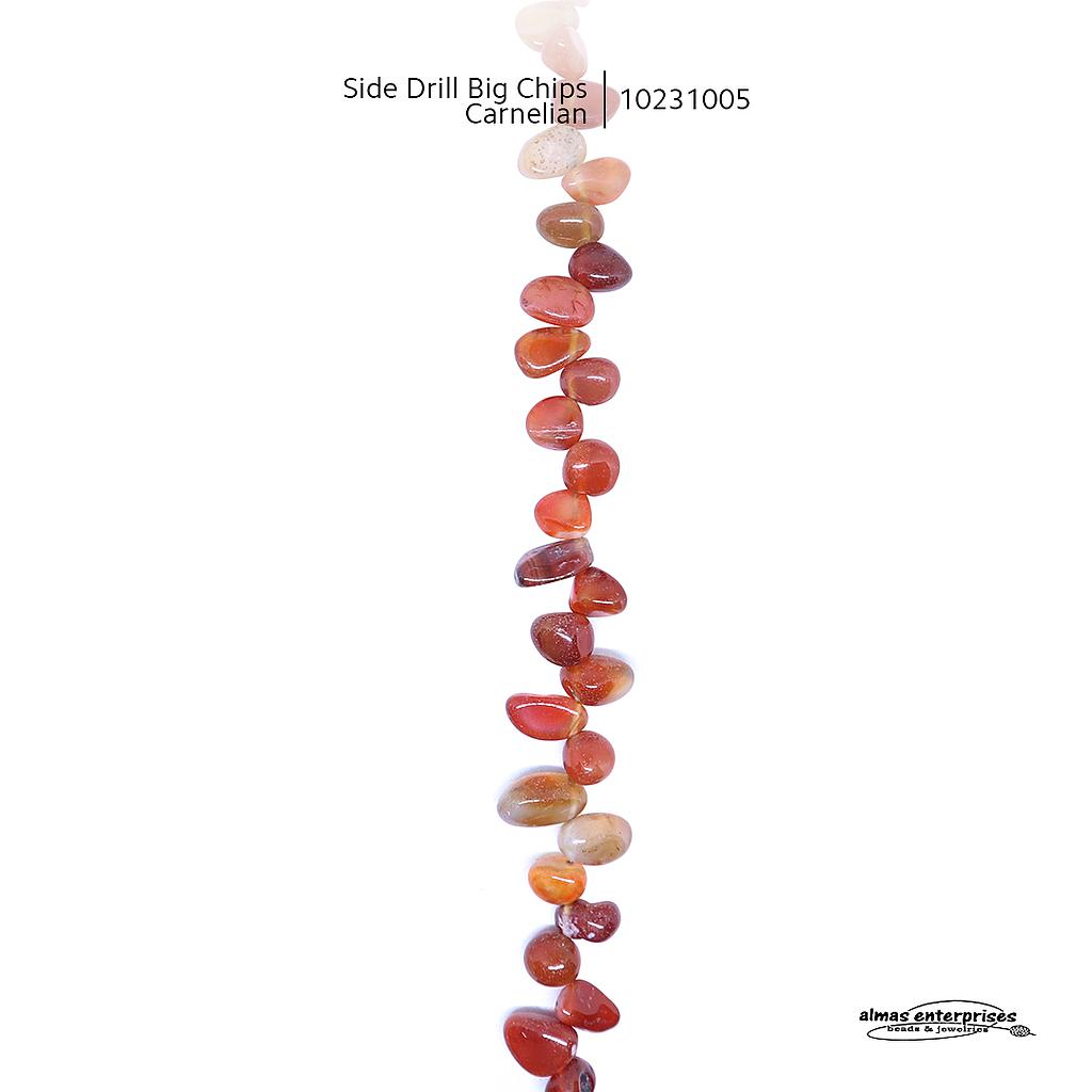 Side Drill Big Chips Carnelian