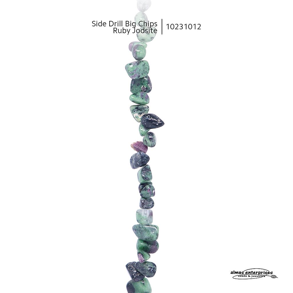 Side Drill Big ChipsRuby Zoisite
