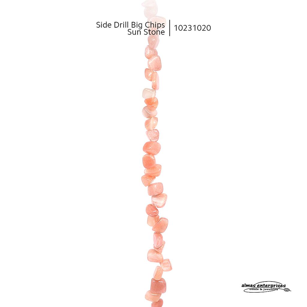 Side Drill Big Chips Sun Stone