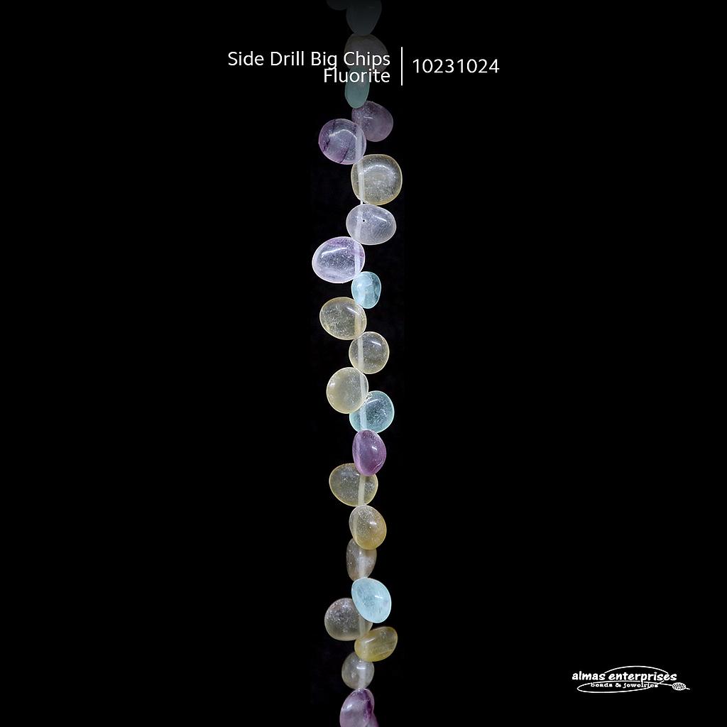 Side Drill Big Chips Fluorite