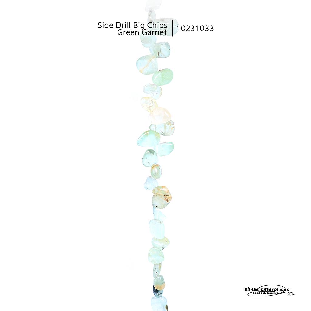 Side Drill Big Chips Grn Garnet