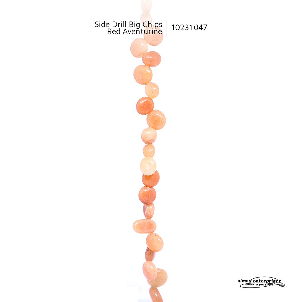 Sidedrill Big Chips Red Aventurine