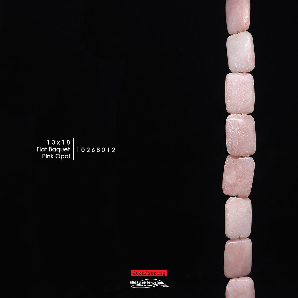 Flt Baq 13x18 Pink Opal