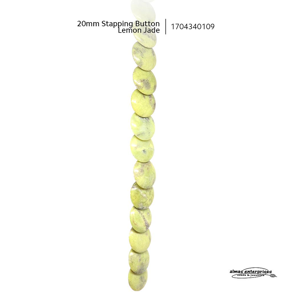 Stapping But 20mm Lemon Jade
