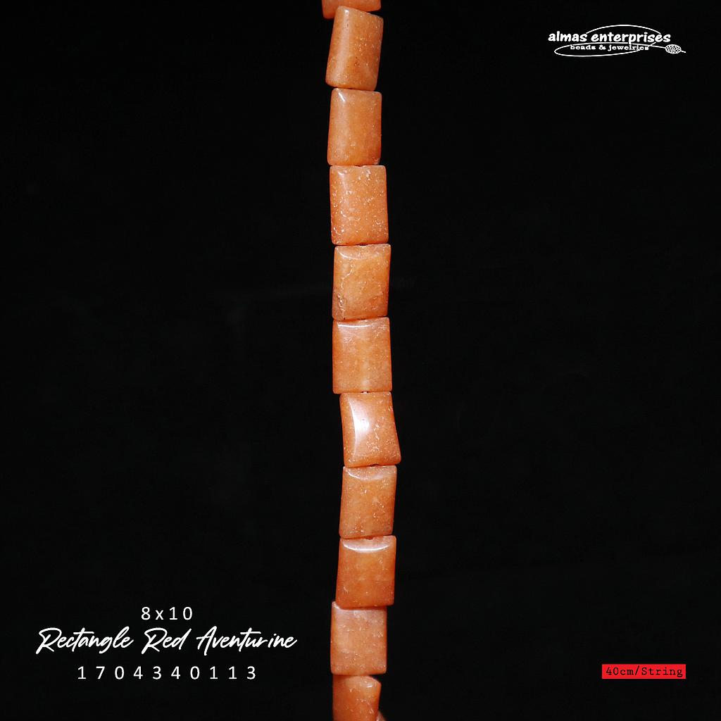 Rec 8x10 Red Aventurine