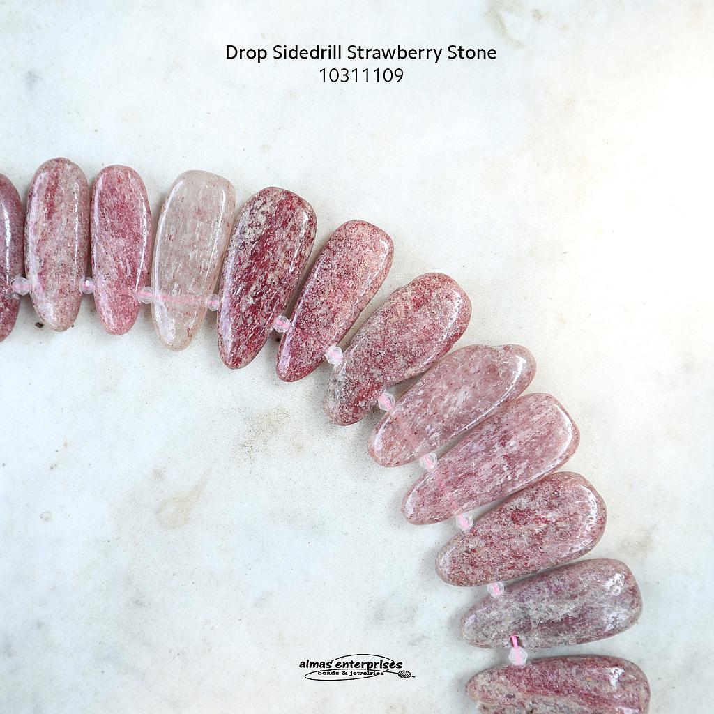 Drop Sidedrill Strawberry Stone