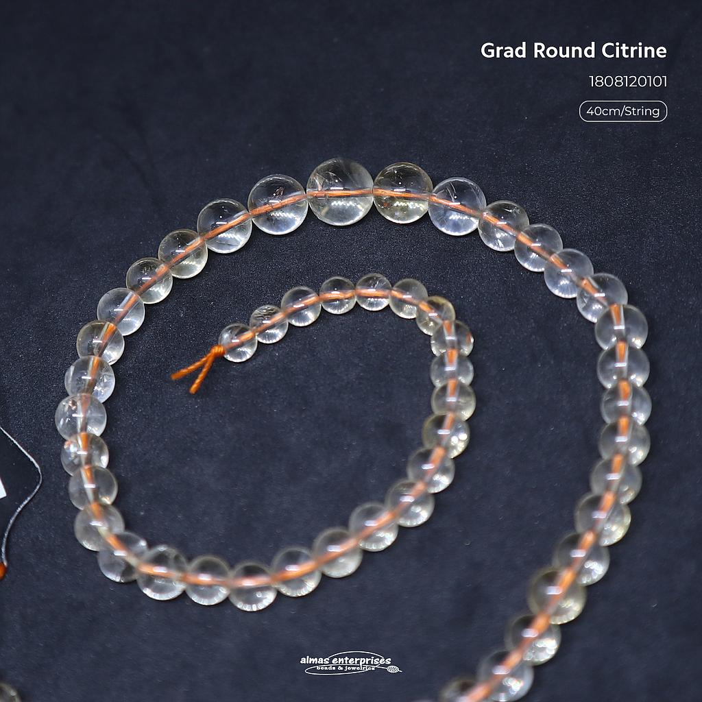 Gradual Round Citrine